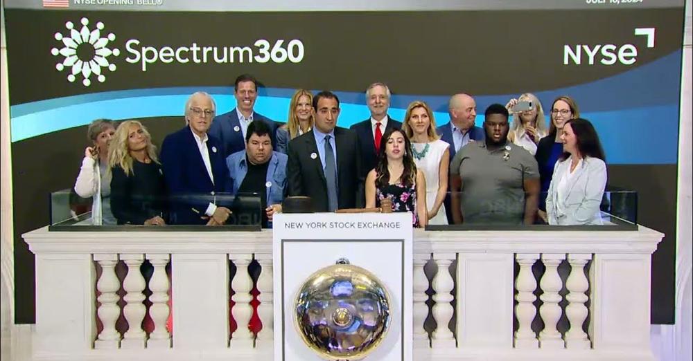 Spectrum360 were invited to ring the bell to open the trading day on the New York Stock Exchange.